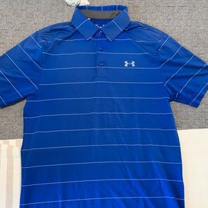 Blue Under Armour Golf Polo Small